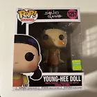 Squid Game: Young-Hee Doll  SDCC Shared Sticker Exclusive 6in Funko Pop #1257