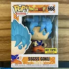 SSGSS Goku Funko Pop! #668 Dragon Ball Super Hot Topic Exclusive Brand New!