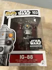 Star Wars 103 IG-88 Funko Pop! Smugglers Run Exclusive New Bounty Hunter Droid
