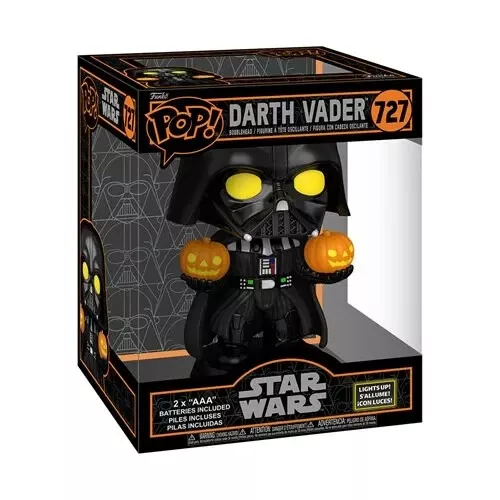 Star Wars Darth Vader Funko Pop 727 Halloween Light Up