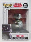 Star Wars Funko Pop - BB-9E (Chrome) - The Last Jedi - No. 202 - Free Protector