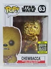 Star Wars Funko Pop - Chewbacca (Gold Chrome) - Galactic Con - No. 63