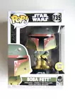 Star Wars Funko Pop Glow in the Dark BOBA FETT #735! (HTF!)