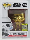 Star Wars Funko Pop - Stormtrooper (Gold Chrome) - Galactic Con - No. 296
