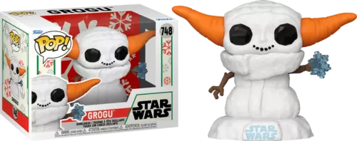 Star Wars Mandalorian - Holiday Snowman Grogu Christmas #748 Funko Pop Vinyl NEW