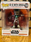 Star Wars: The Mandalorian IG-12 with Grogu Deluxe Funko Pop! Vinyl Figure #720