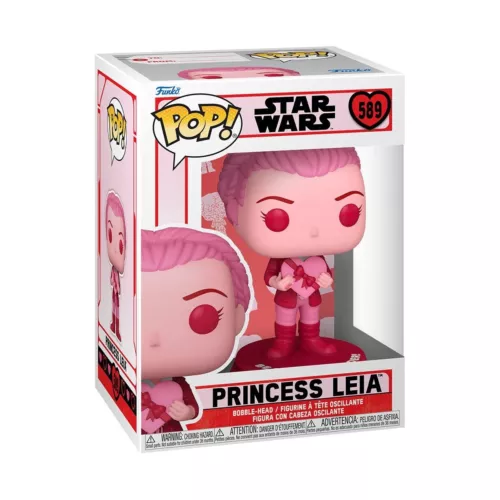 Star Wars Valentines Leia Funko Pop! Vinyl Figure #589 2023 Edition