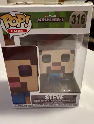 Steve Minecraft Funko Pop #316 Box Is Not Perfect Please See
