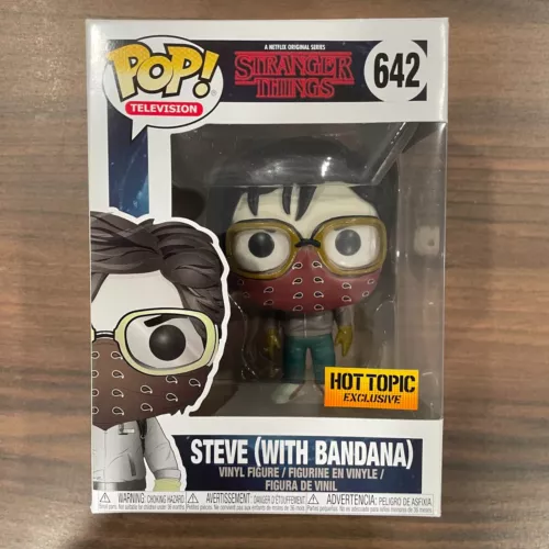 Steve with Bandana #642 Funko POP Television Vinyl Figure New Stranger Things