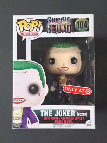SUICIDE SQUAD Funko Pop Vinyl #104 The Joker Boxer Target Exclusive New In Box