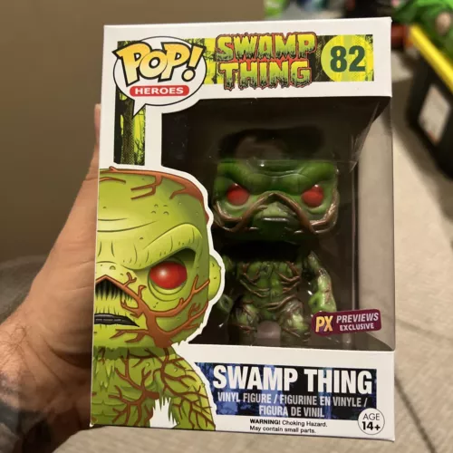 Swamp Thing Flocked #82 PX Previews Exclusive DC Heroes Funko Pop! Vinyl Figure