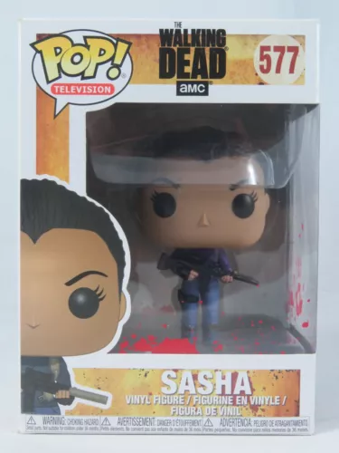 Television Funko Pop - Sasha - The Walking Dead - No. 577 - Free Protector