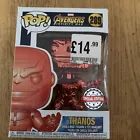 Thanos Funko Pop #289 Avengers Infinity War Marvel Special Edition