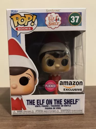The Elf On The Shelf 37 Flocked Amazon Exclusive Funko Pop Figure Brand New