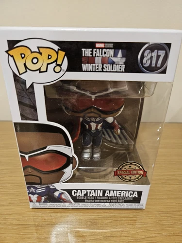 The Falcon And The Winter Soldier Funko! Pop #817 Sam Wilson As Captain America