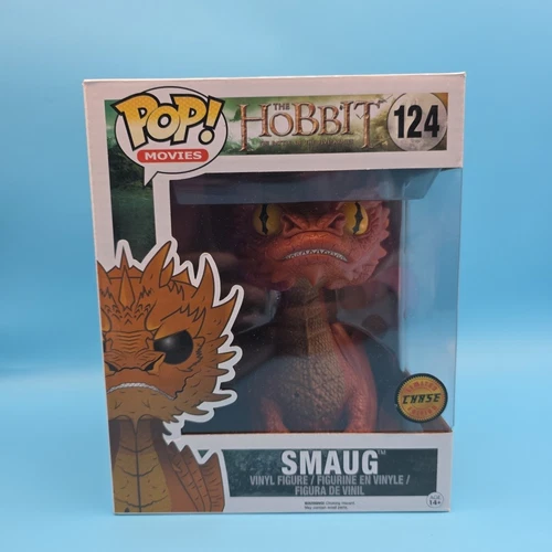 The Hobbit: Smaug Yellow Eyes Vinyl Figure #124 Chase Funko Pop! Rare! Fast Ship