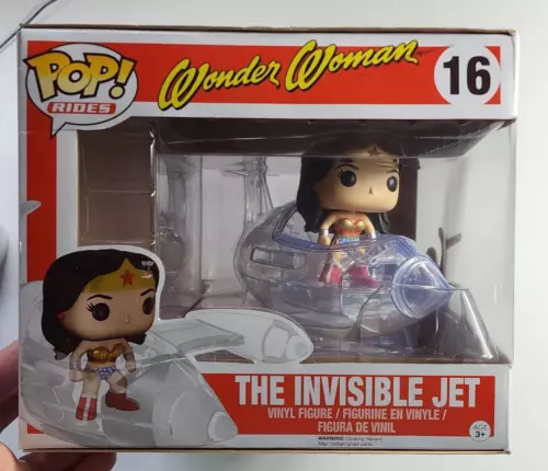 The Invisible Jet Wonder Woman 16 Funko Pop Rides Vinyl