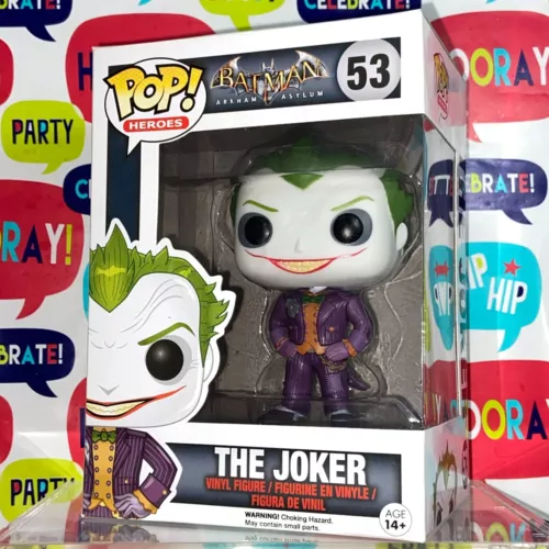 The Joker (Arkham Asylum) - Batman DC Funko Pop 53 + Protector