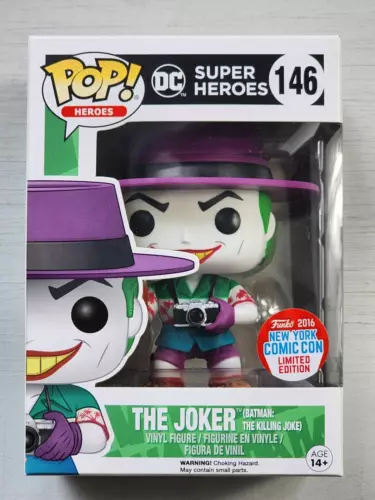 The Joker Batman The Killing Joke 146 2016 NYCC DC Super Heroes Funko Pop Vinyl