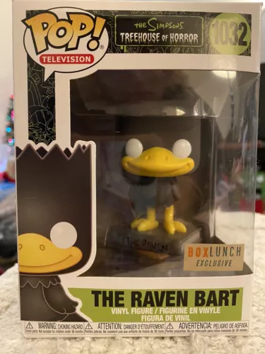 The Raven Bart Funko Pop! Simpsons Treehouse Of Horror #1032 Box Lunch Exclusive