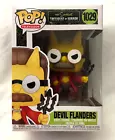 The Simpsons Treehouse of Horror Devil Flanders Funko Pop #1029 with Protector