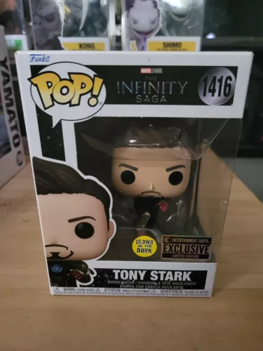 Tony Stark Funko Pop! The Infinity Saga - Glow EE Vinyl Figure #1416