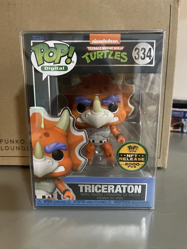 Triceraton 334 Funko Pop [w/ Protector] TMNT - Teenage Mutant Ninja Turtles