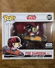 VAULTED Funko POP! Star Wars #227 POE DAMERON (& X-Wing), 2017 Excl In Protector