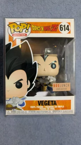Vegeta #614 Metallic BoxLunch Dragon Ball Super pop Tee (M) w protector