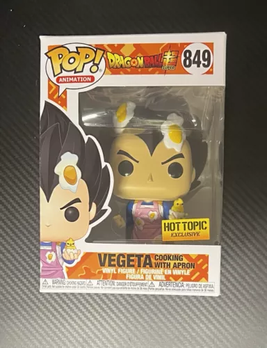 Vegeta Cooking with Apron Funko Pop Animation 849 Dragon Ball Super Hot Topic