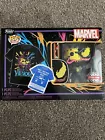 Venom Eddie Brock Black Light Funko Pop And Tee Size M Blacklight Marvel 869 New