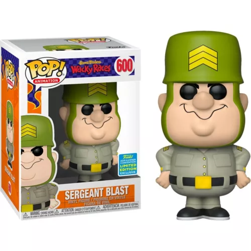 Wacky Races Sergeant Blast SDCC 2019 Exclusive Pop! Vinyl Figure #600