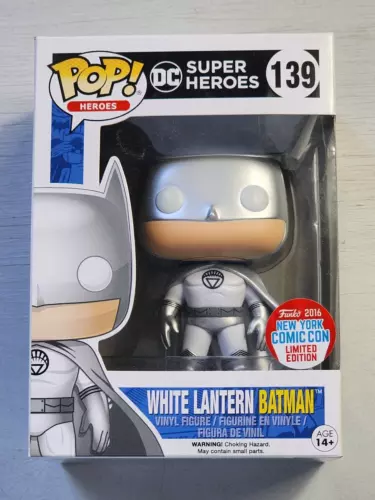 White Lantern Batman 139 DC Super Heroes 2016 NYCC Funko Pop Vinyl