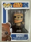 Wicket 26 ~ Star Wars ~ Funko Pop Vinyl ~ BLUE BOX🟦 ~ EXCELLENT Condition 🧸🐻