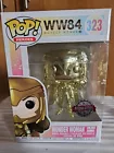 Wonder Woman Funko Pop 323 special edition golden armor vinyl figure rare toy