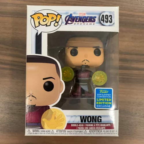 Wong #493 Funko POP Marvel Vinyl Figure Avengers Endgame Brand New In Box