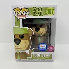 Yogi Bear Flocked Funko Pop! #187 Gemini Collectibles Exclusive & Pop Protector