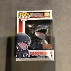 Yu-gi-oh Blue Eyes White Dragon Metallic #389 Funko Pop,  Exclusive + Protector