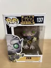 Zeb Star Wars Rebels Funko Pop Vinyl #137 RARE VAULTED POP! VINYL