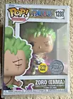ZORO ENMA GLOW One Piece FE 1288 Funko Pop Vinyl New in Mint Box + Protector