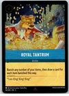 Royal Tantrum