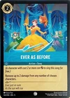 Ever as Before