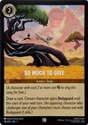 So Much to Give