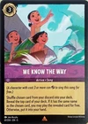 We Know the Way