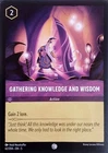 Gathering Knowledge and Wisdom
