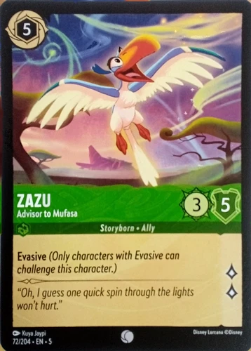 Zazu - Advisor to Mufasa