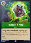 The Beast is Mine!