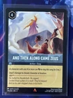 And Then Along Came Zeus