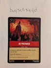 Be Prepared