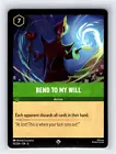 Bend to My Will